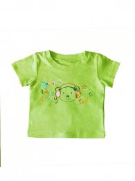 zöld kisbaba póló
